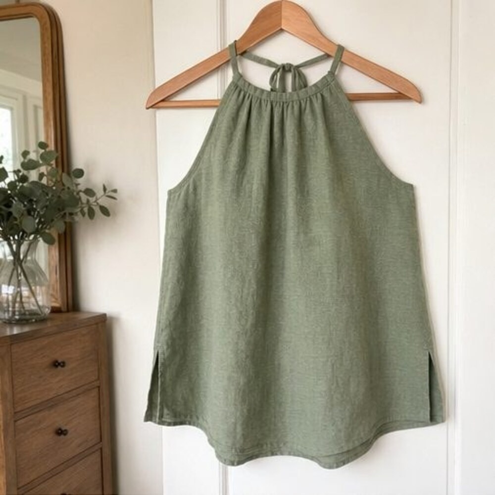 Taupe Button Blouse